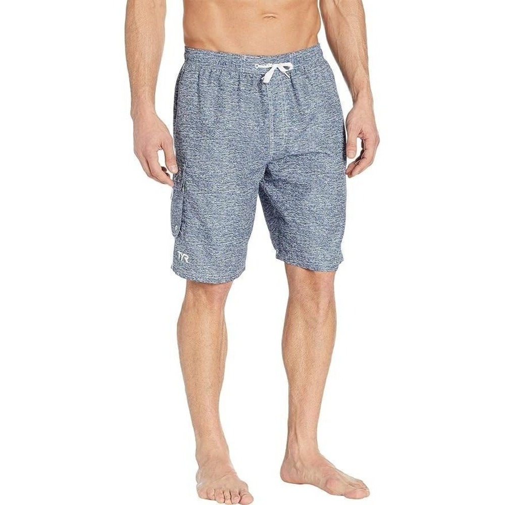 TYR Tahoe Challenger Short Mens Size S Grey NWT UPF 50+ Swim Trunks TCHMD5A